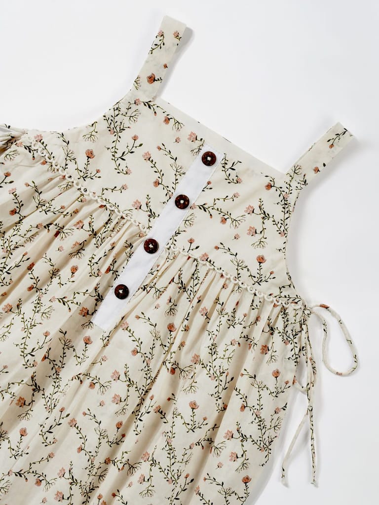 Baby Girl Onesie - Floral Print