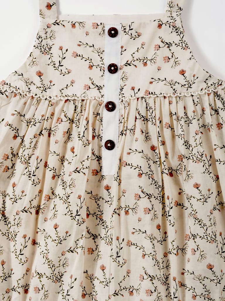 Baby Girl Onesie - Floral Print