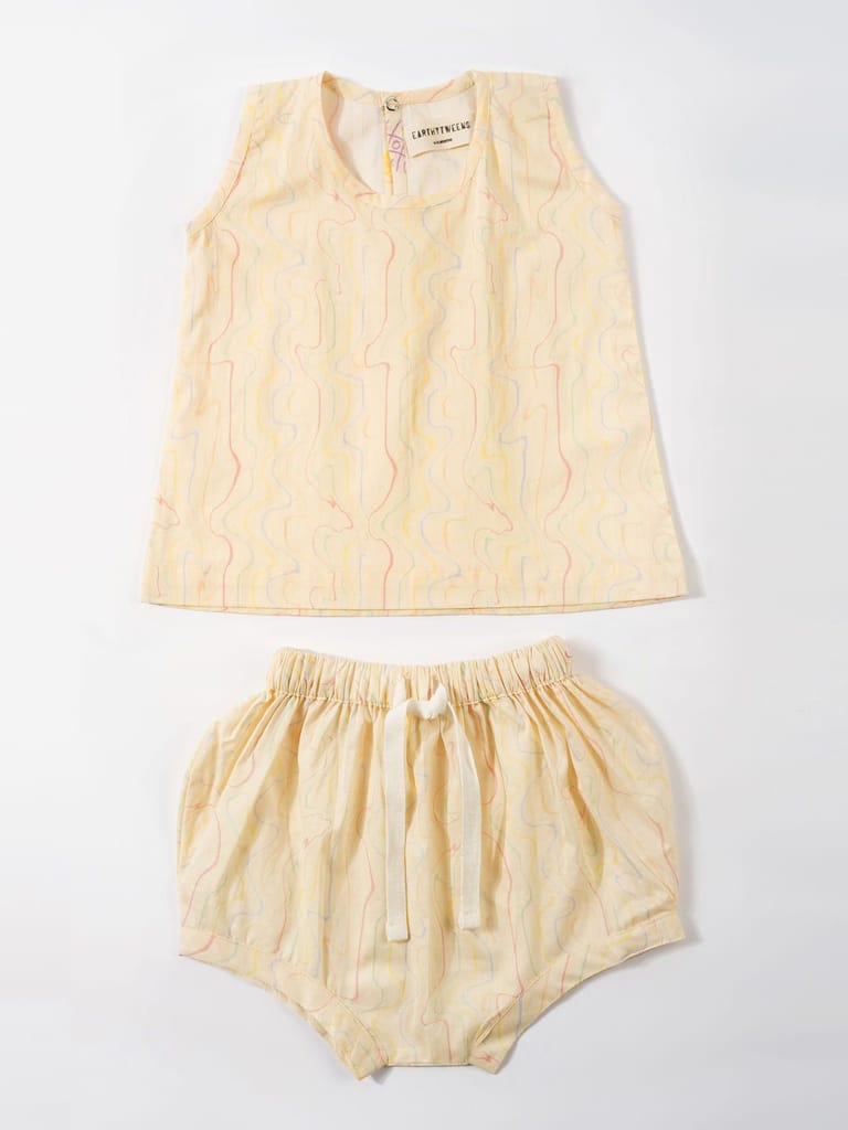 Summery Rainbow Bloomer Set