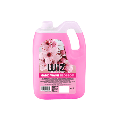 Wiz Blossom Handwash Liquid Soap Refill Can - 5L | Germ Protection | Hand Wash with Added pH-Balanced & Moisturizers for Soft & Gentle Hands | Suitable for all Skin Types