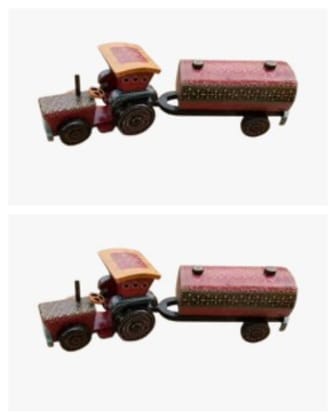 Wooden Trackter Toy