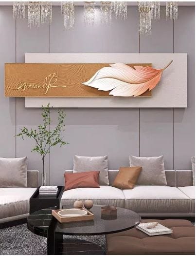 The altruistic leaf  3D resin wall decor art