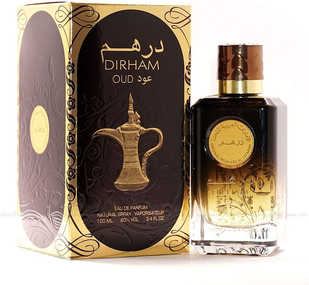 Dirham Oud Eau de Parfum Ard Al Zaafaran, 100ml For Men Origin UAE Luxury Perfume