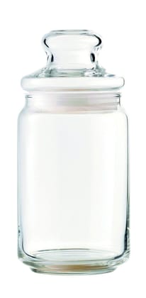 Ocean POP Glass Jar Set, 1000 ML, Set of 6, Transparent Ocean POP Glass Jar Set, 1000 ML, Set of 6, Transparent