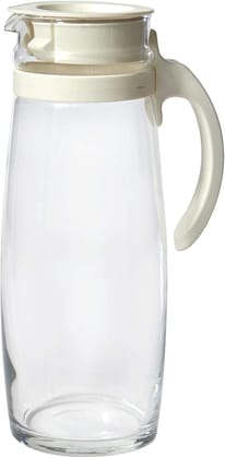Ocean Divano Glass Pitcher with White Lid, 1.66 ml, Transparent Ocean Divano Glass Pitcher with White Lid, 1.66 ml, Transparent