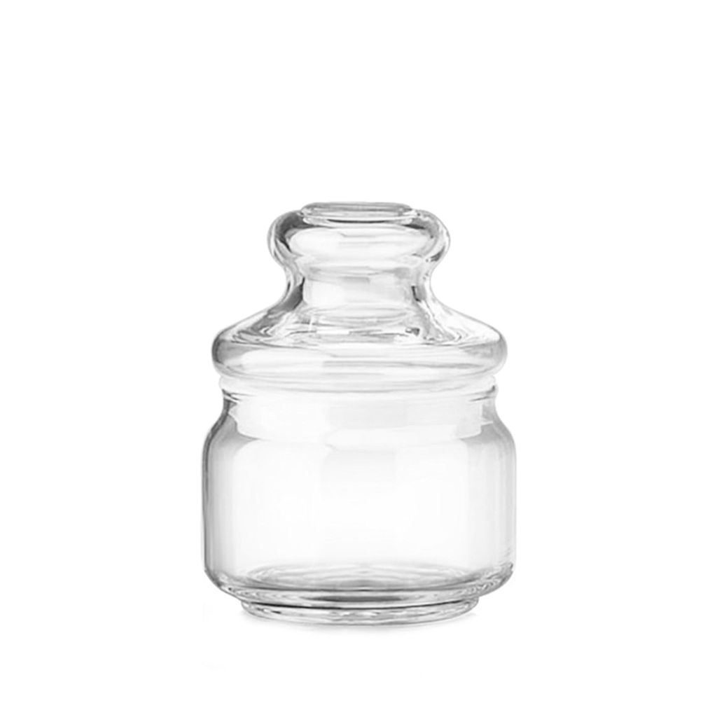 Ocean Pop Jar Set,Glass lid, 325ml, Set of 6, Transparent