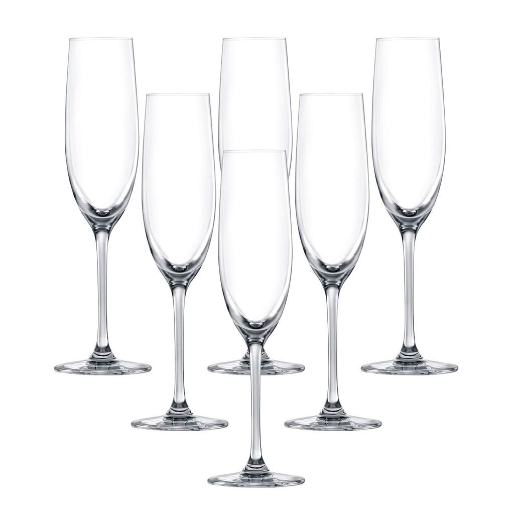 LUCARIS Bangkok Bliss Champagne Wine Glass Set 180 ml | Red Wine & White Wine Party Glasses