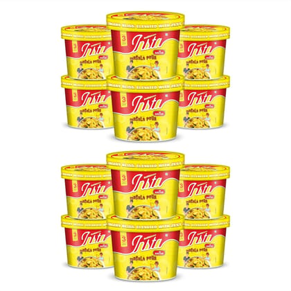 INSTA AHAAR Ready-to-Eat Cuppa Poha, Instant Healthy High Energy Breakfast and Snack