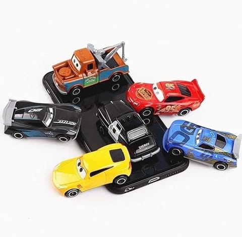 Galaxy Hi-Tech Mini Metal Die Cast Car Set Of-6 Toy Vehicle Play