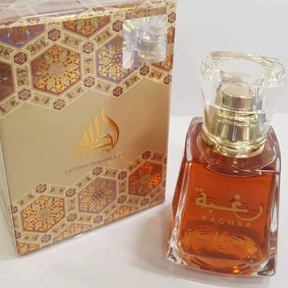 Lattafa Raghba Eau De Parfum 100ml – Unisex Luxury Perfume Spray | Long-Lasting Arabic Fragrance for Men & Women