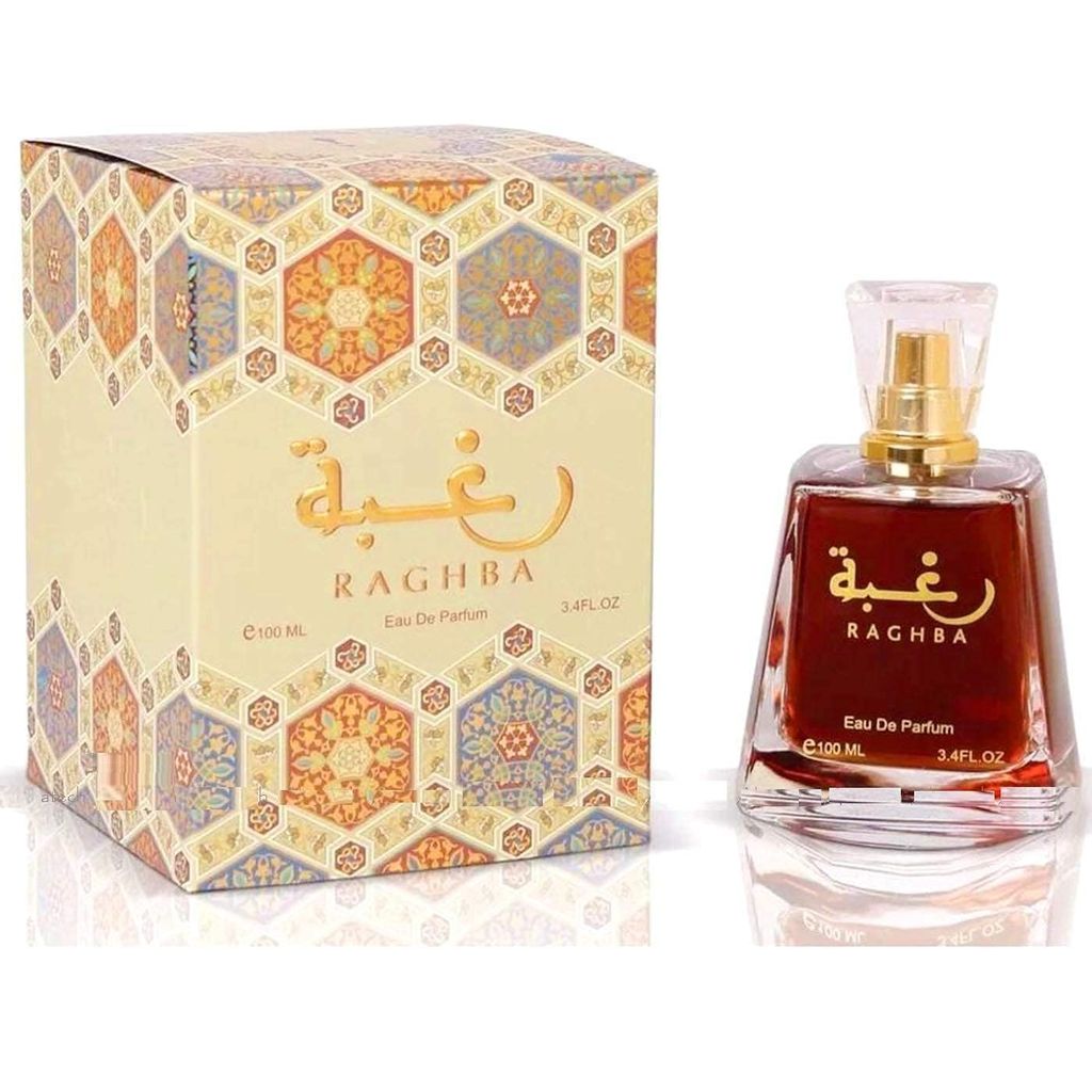 Lattafa Raghba Eau De Parfum 100ml – Unisex Luxury Perfume Spray | Long-Lasting Arabic Fragrance for Men & Women