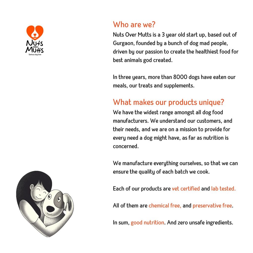 Nuts over Mutts Dehydrated Chicken Jerky. Single Ingredient Treat Chicken Breast only. Crispy, All-Natural, no preservatives, no Chemicals. 1 Pack (100 gm)