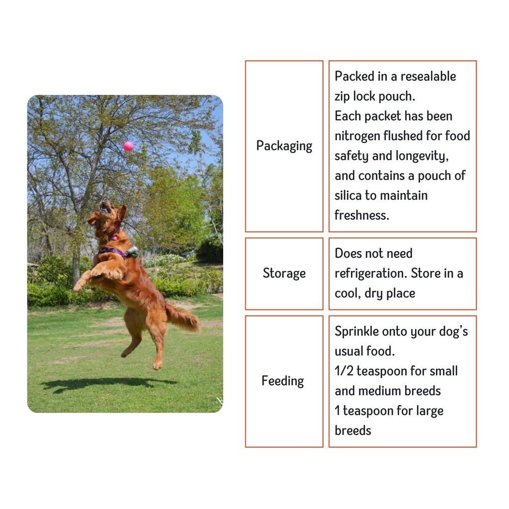 Nuts Over Mutts Fish Powder. Rich in Omega 3 and 6. Food Topper for Dogs. for Shiny Skin and Coat. 1 Pack (100 gm)