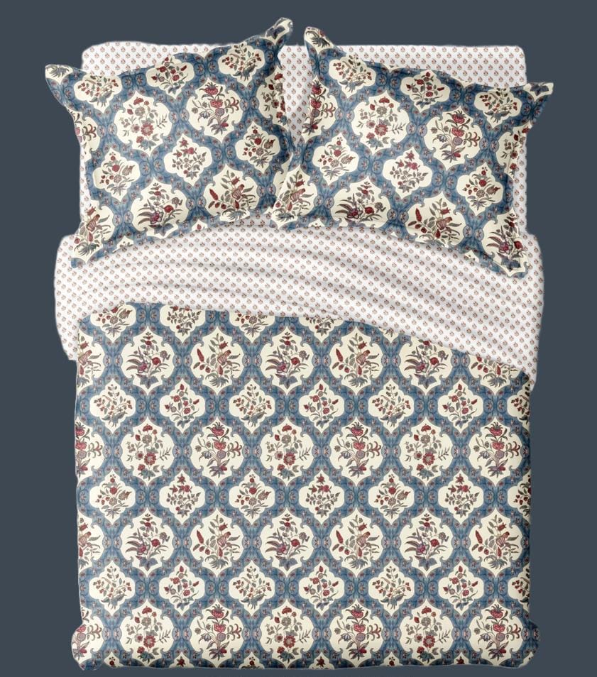 Bohemian Floral Duvet Cover Set