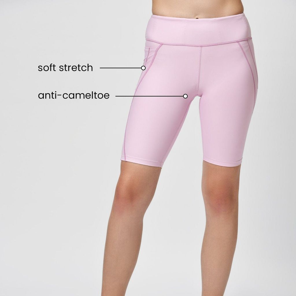 Tic Tac Cycling Shorts - Cotton Candy Pink