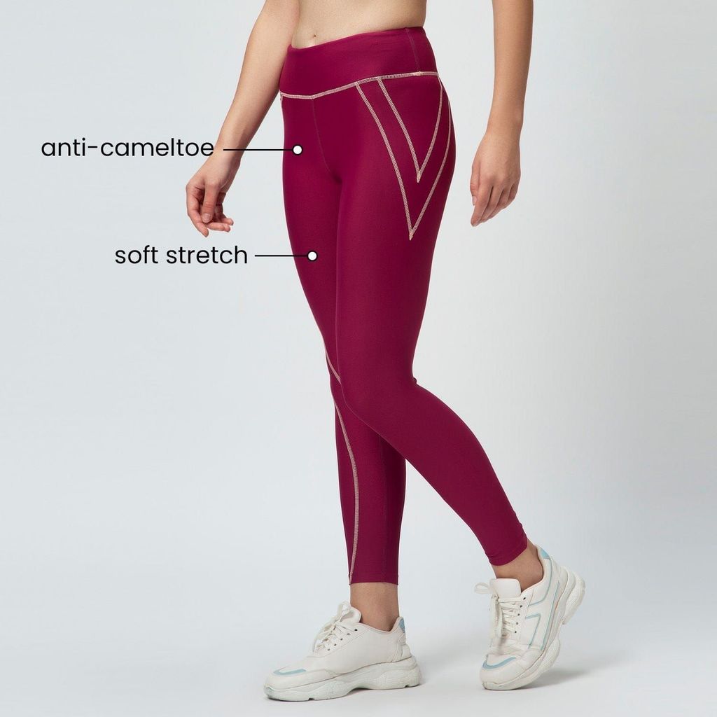 Extreme Uplift Leggings - Caramel Magenta ( Full Length )