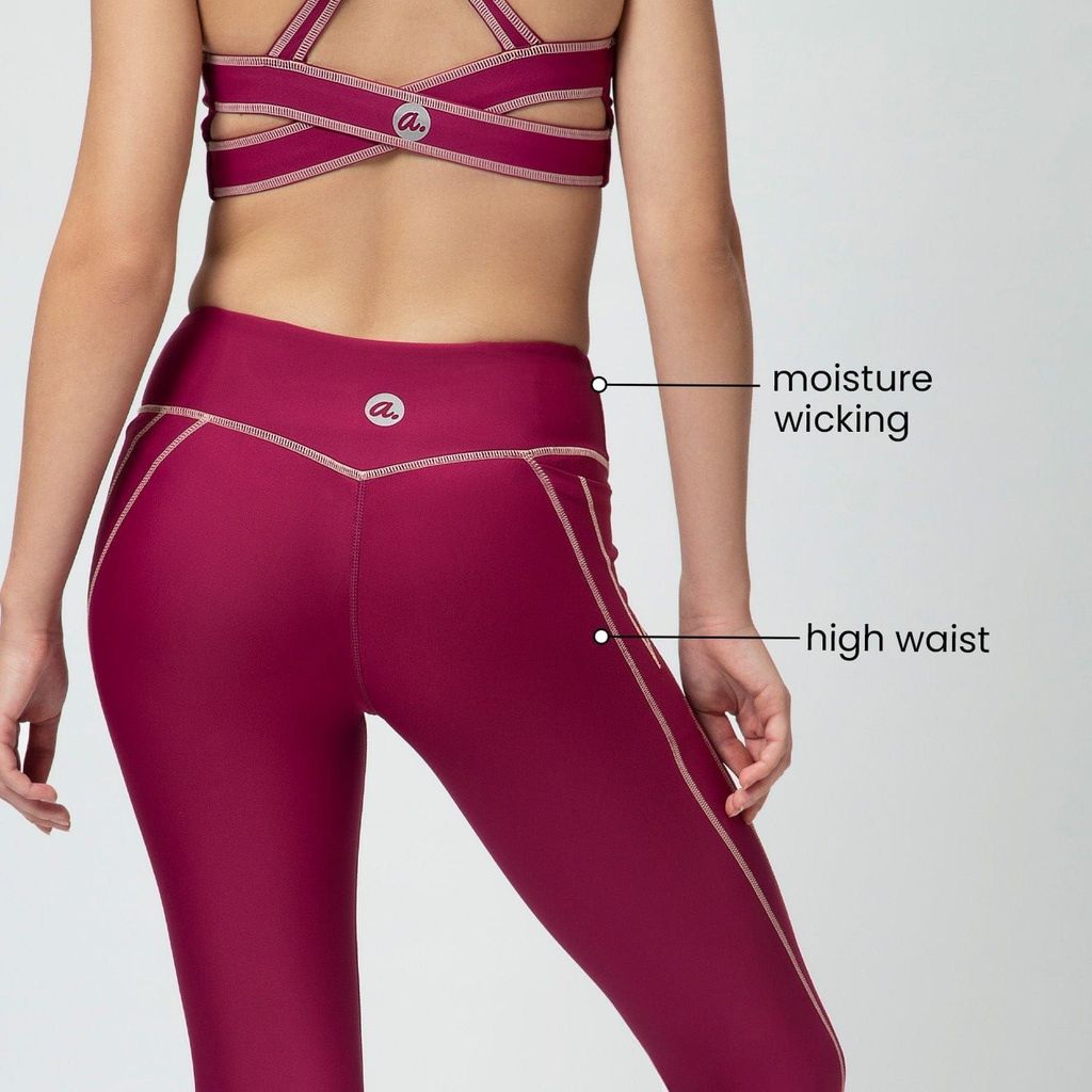 Extreme Uplift Leggings - Caramel Magenta ( Full Length )