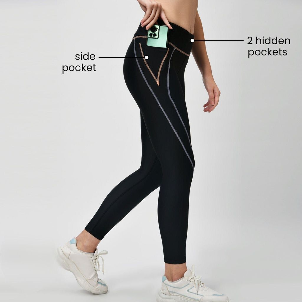 Extreme Uplift Leggings - Twilight Black ( 7/8 )