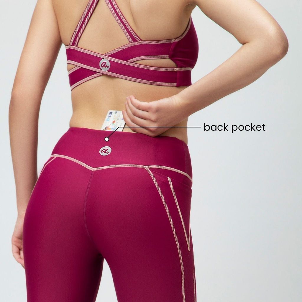 Extreme Uplift Leggings - Caramel Magenta ( 7/8 )