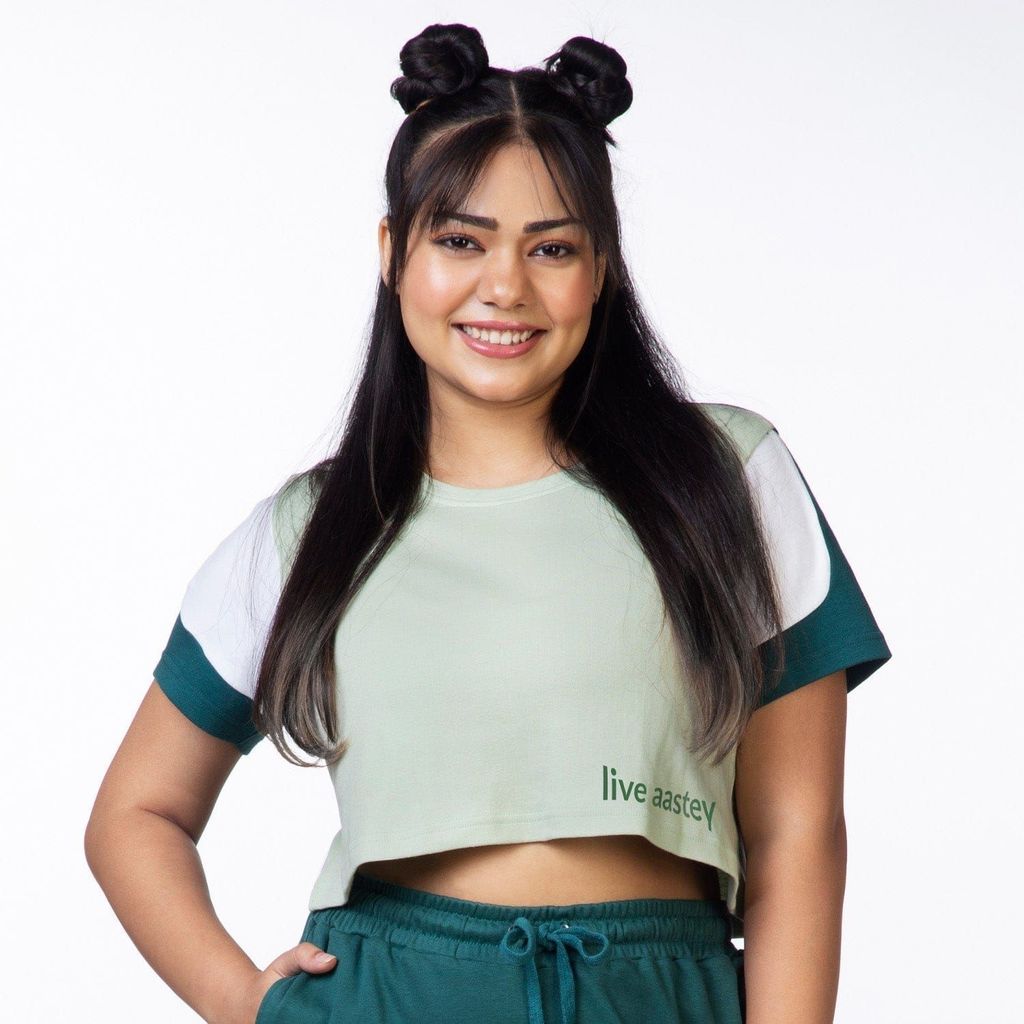 Am-To-Pm Crop Top - Forest Green