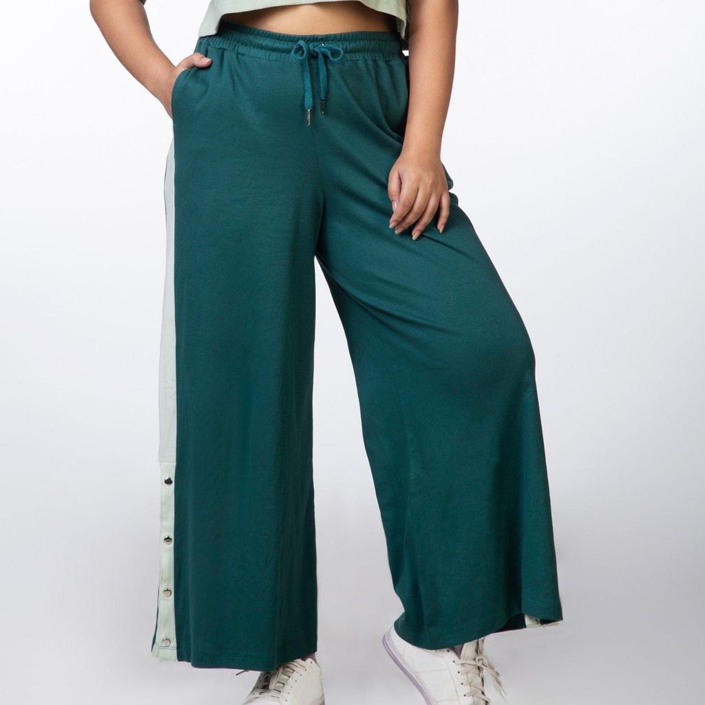 Am-To-Pm Wide Leg Pants - Forest Green