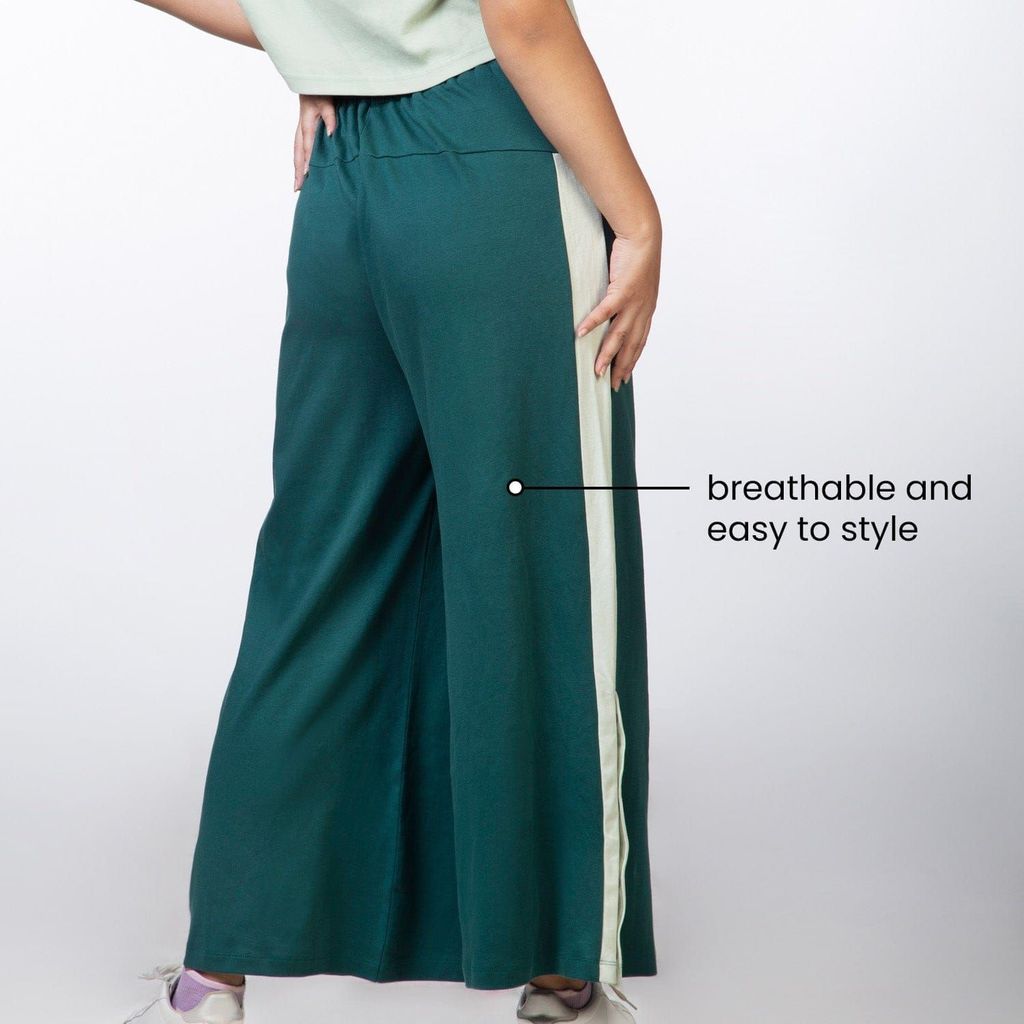 Am-To-Pm Wide Leg Pants - Forest Green