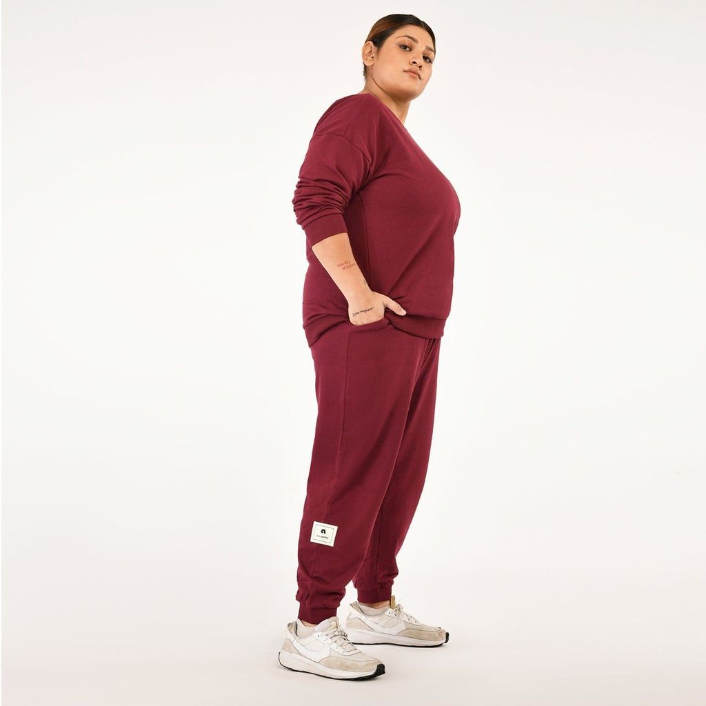 Get Cosy Joggers - Maroon