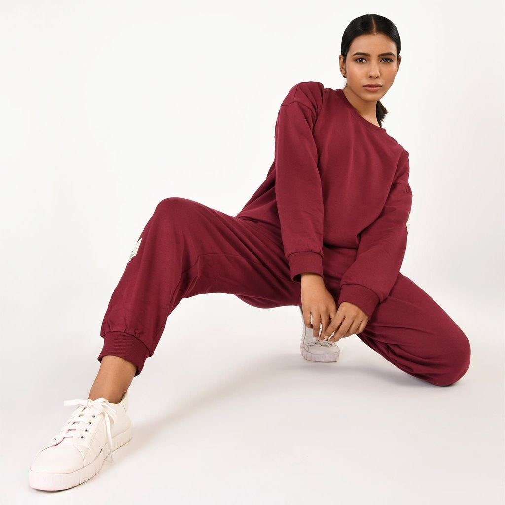 Get Cosy Joggers - Maroon