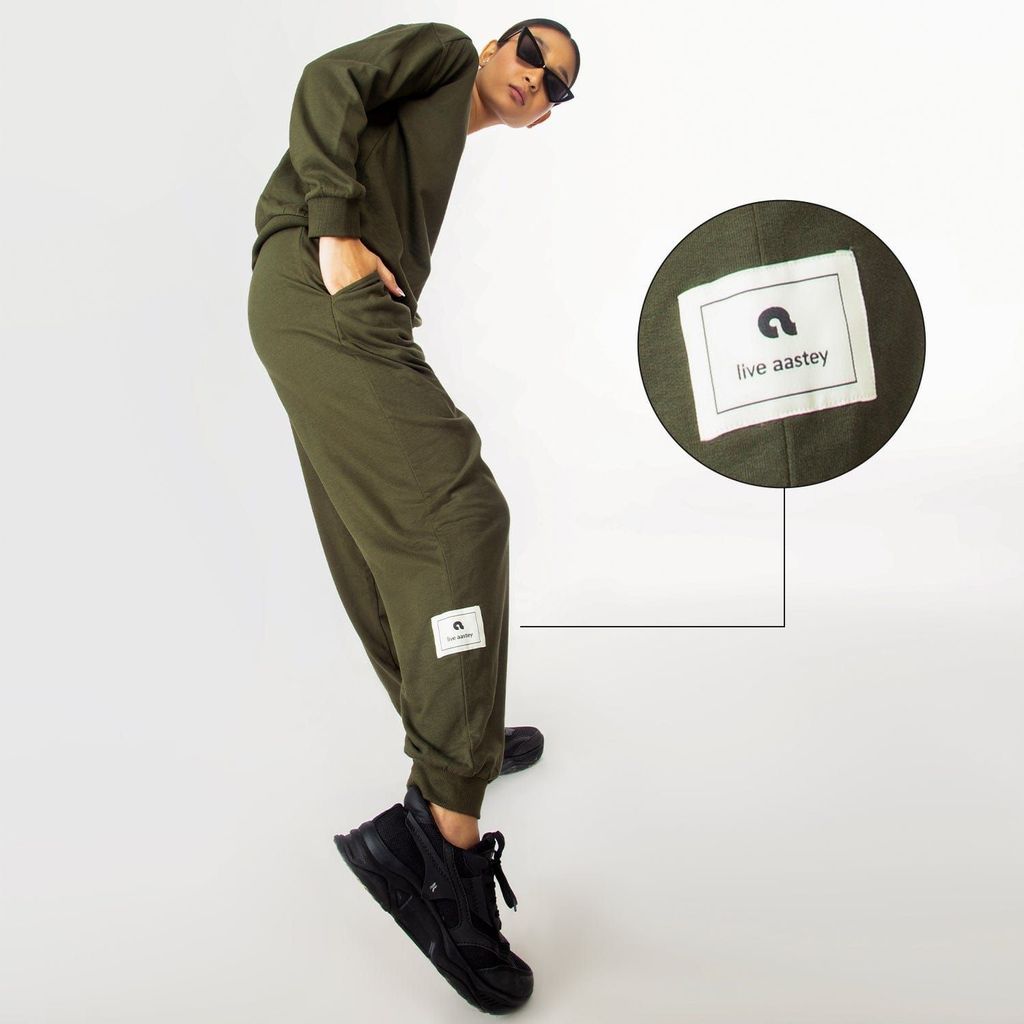 Get Cosy Joggers - Olive Green