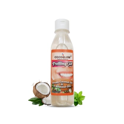 CocoGlow Oil Pulling for Healthy Teeth and Gums | Ayurvedic oil pulling |Coconut oil- 250ml
