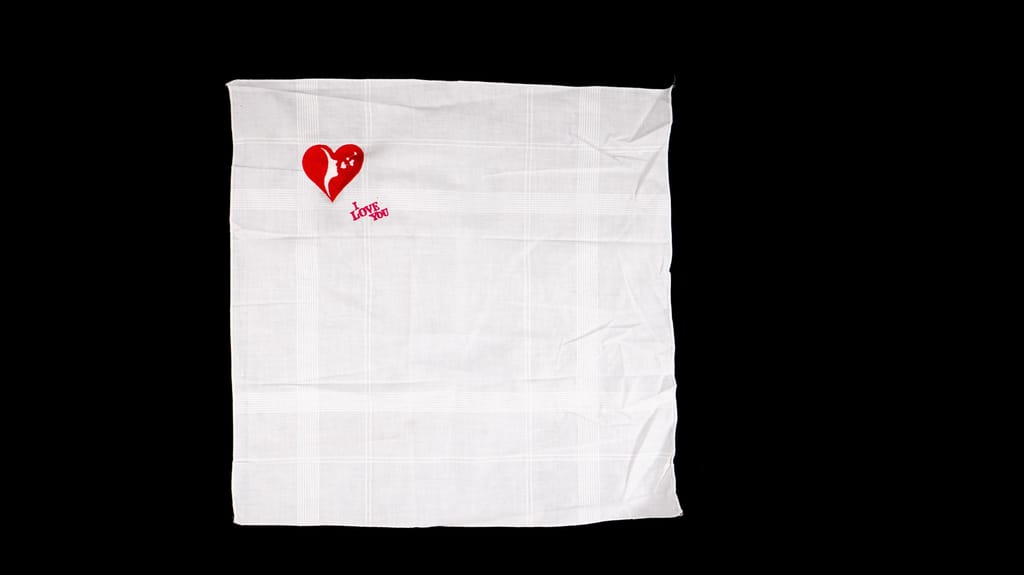 I LOVE YOU HAND KERCHIEF 2 - Towels | Buy online on ZillyBuy