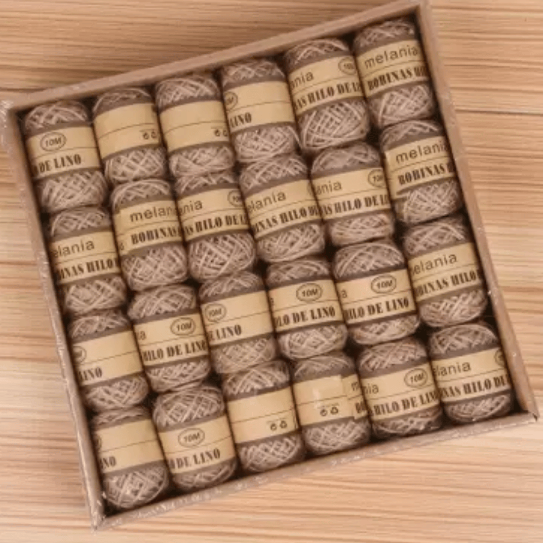 Madkraft Jute Thread (Rope) for Art n Craft, DIY, Crafting and Creativity (Brown Color 10M, Pack of 06)