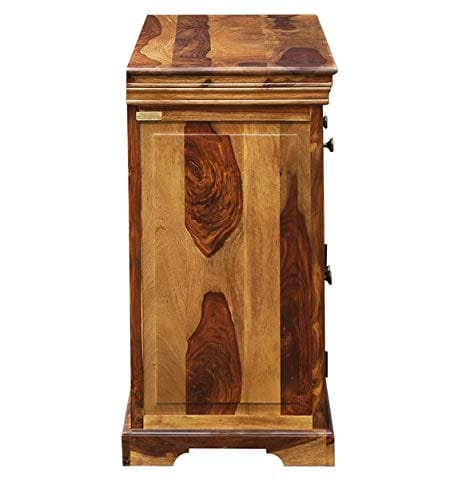 hukamart ; Wooden Sideboard Cabinets/Sideboard Cabinet for Living Room Teak Finish