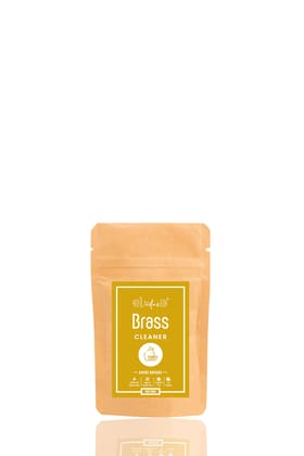 FromVedas Brass Cleaner Powder | Natural Fragrance| Removes Stains| Leaves No White Residues| Brass Tarnish Remover -100gm