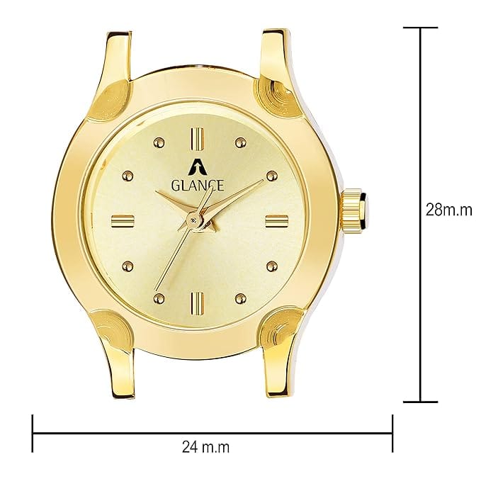 Golden watch for women and girls