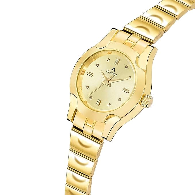 Golden watch for women and girls