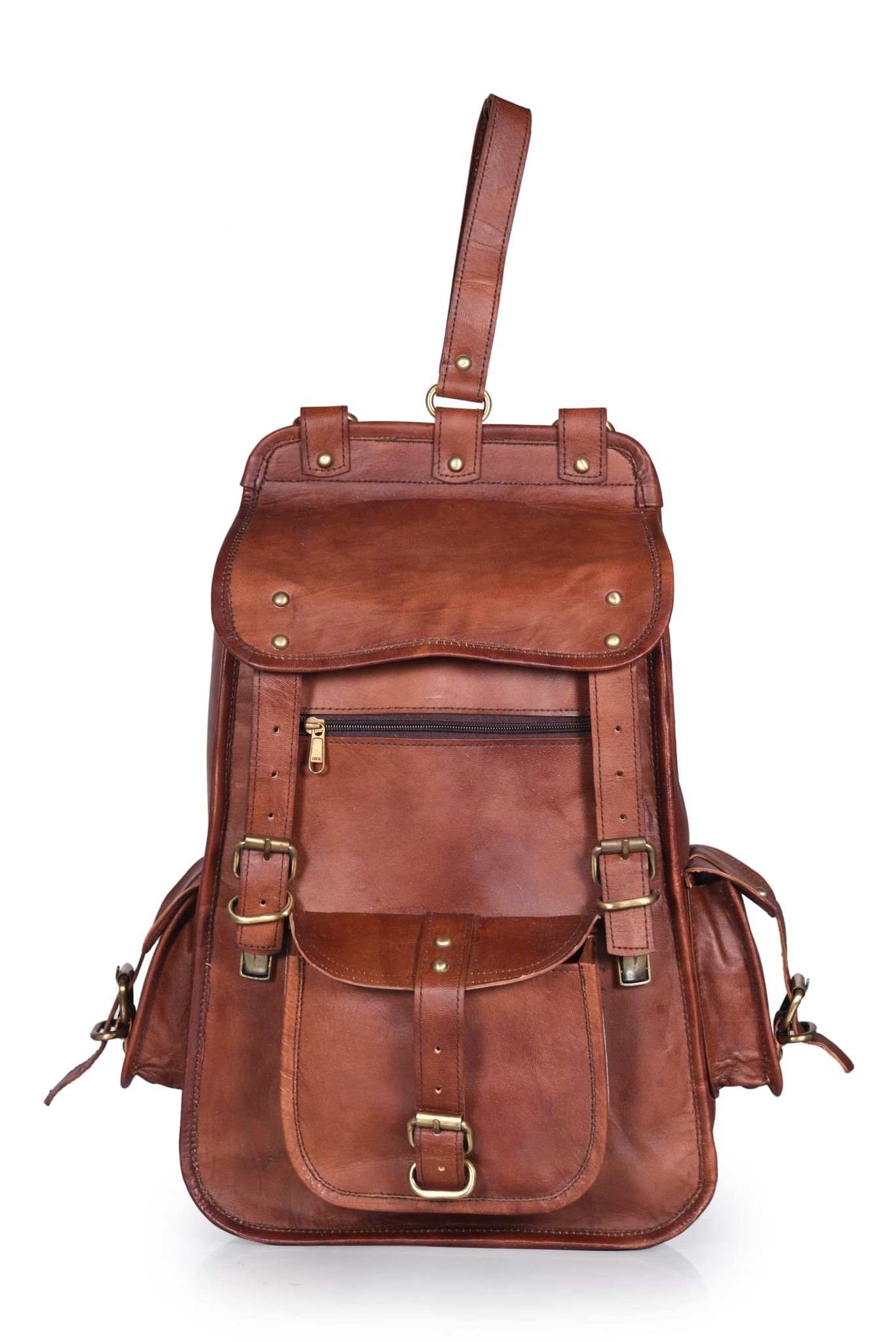 Joyait Leather Handicraft -Handmade Leather Backpack Shoulder