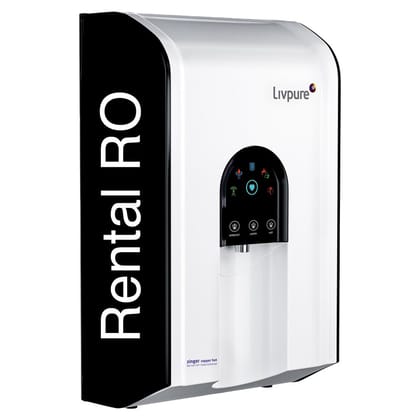 Livpure Rental Water Purifier 3 Months Subscription |Zinger HOT RO+UV+UF+Copper+Taste Enhancer |6.5 L Storage|No Service Cost & Free Filter Replacement |Suitable for Tanker, Borewell & Municipal Water
