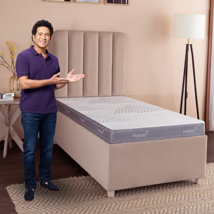 Livpure Smart DUOS FLIP Reversible HR Foam Mattress |3D SleepTech Crafted Zones| Ergonomic Support ComfortScience Foam| High GSM Sporty Fabric|Single Bed (75x36x5) inch, Washable Zipper Cover
