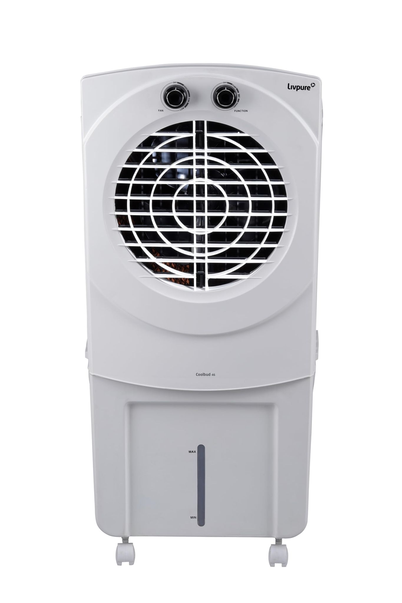 Livpure Coolbud Personal Air Cooler- 46L with High Air Delivery, Motor with Thermal Overload Protection, Anti-Bacterial Honeycomb Pads | Inverter Compatibility| 2 year Motor Warranty by Livpure