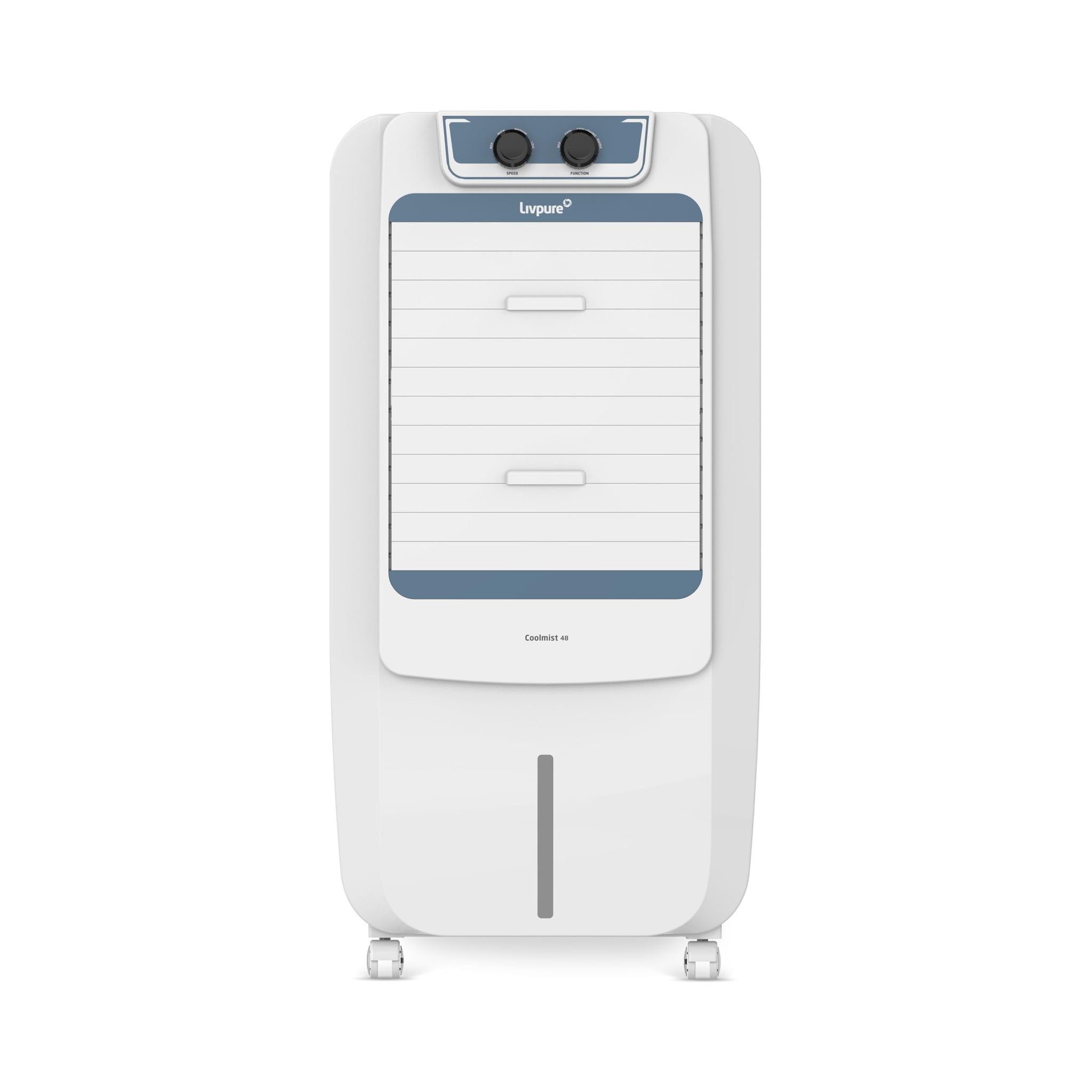Livpure Coolmist Personal Air Cooler-48 L With 12'' Fan, Anti-Bacterial Honeycomb Pad, Ice Chamber And 2 Year Warranty On Motor (White Colour),170 Watts
