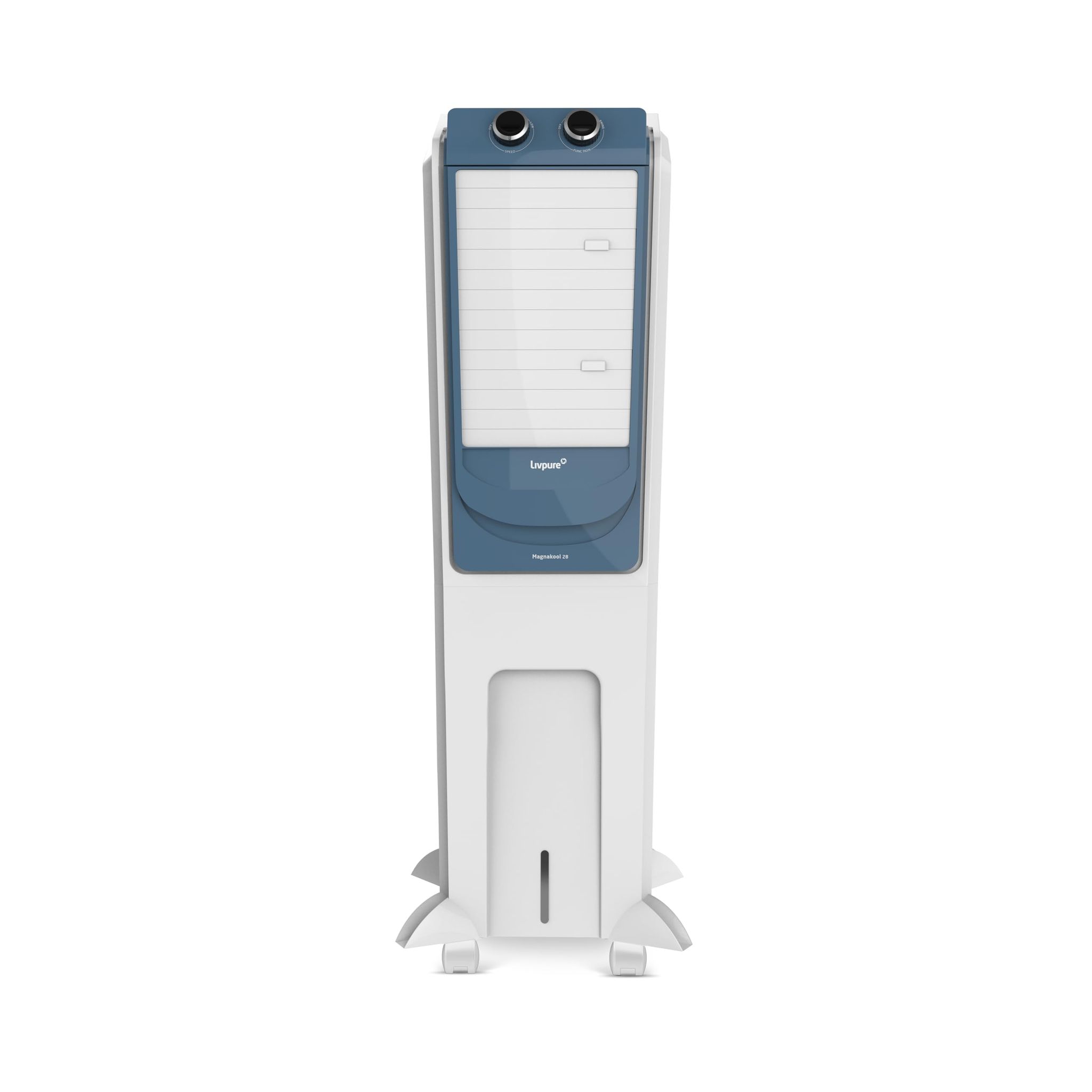 Livpure MagnaKool Tower air cooler- 28L | Cooler with High Air Delivery, Ice Chamber, Honeycomb Pads, Castor Wheels | Room Cooler with Inverter Compatibility| 2 year Warranty
