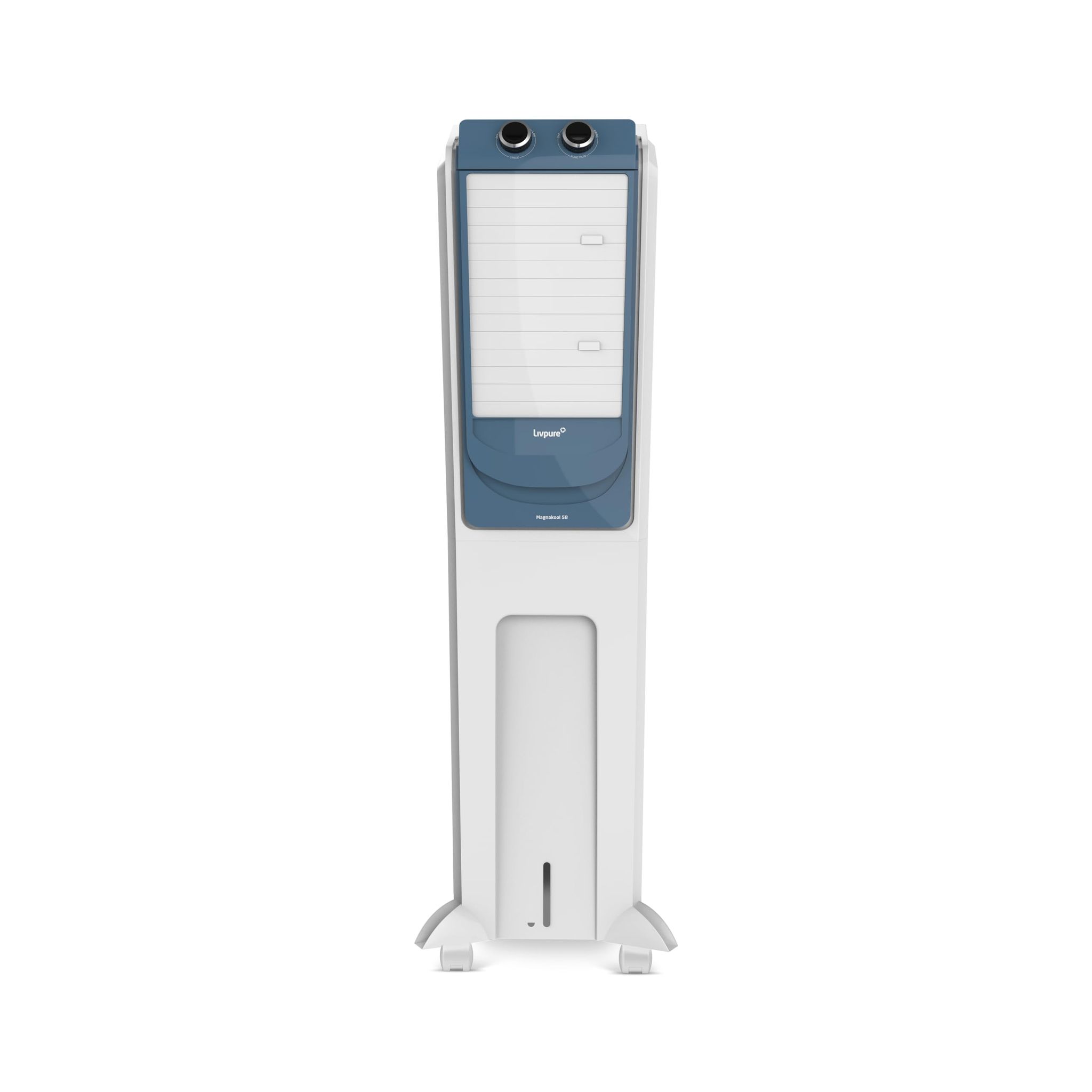 Livpure Magnakool Tower Air Cooler- 58L | Cooler with High Air Delivery, Ice Chamber, Honeycomb Pads, Castor Wheels | Room Cooler with Inverter Compatibility| 2 year Warranty by Livpure