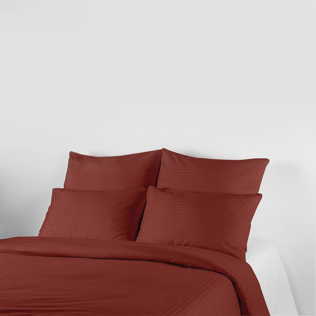 Livpure Smart Cotton Duvet Cover 300 TC with Zipper (Brown, Double)