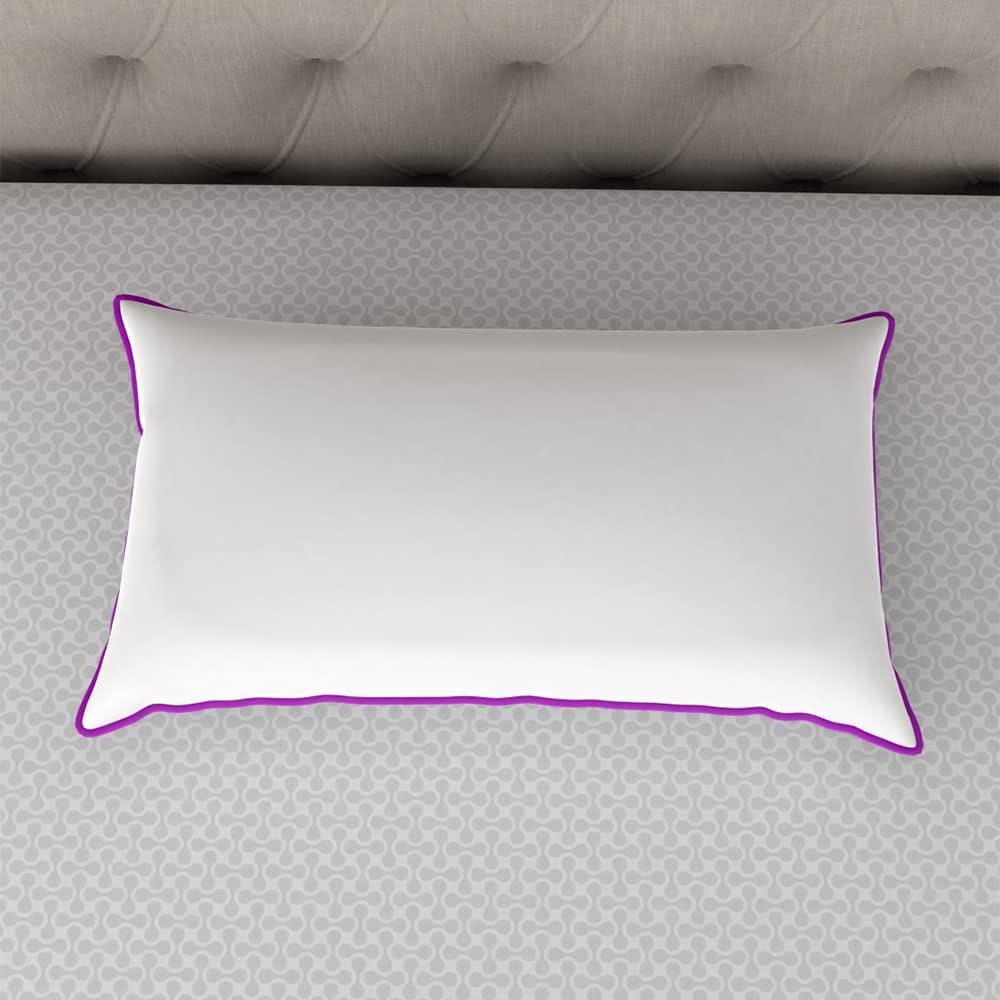 Livpure Smart Cloud Microfiber Extra Soft | Breathable Fabric | Neck Support | Anti-Allergic Pillow with Standard Size 27 X 18 Inch - White (Pack of 1)