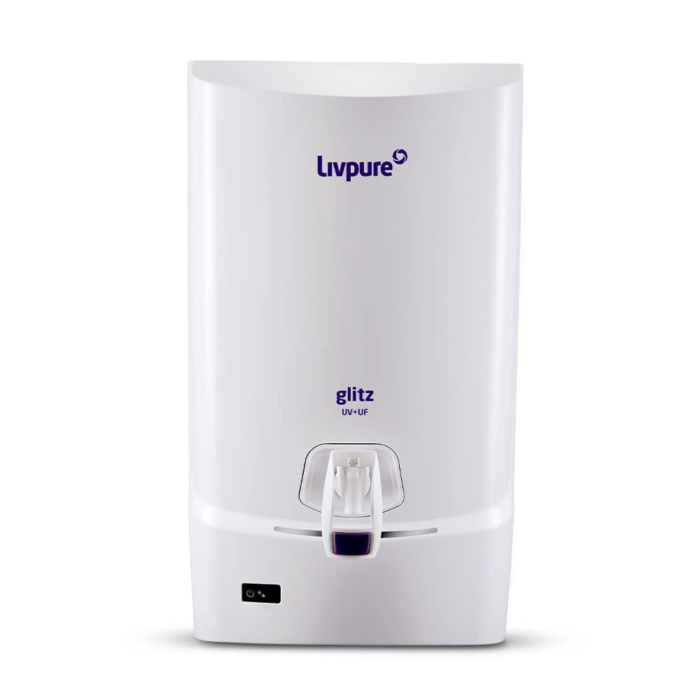 Livpure Water Purifier for Home with 7 L Storage - Suitable for Municipal Water TDS upto 200 ppm (Black)
