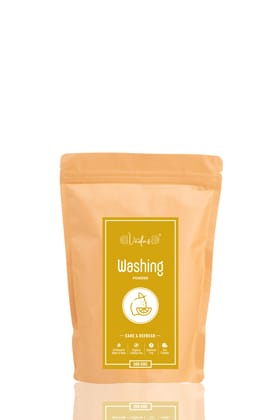 FromVedas Washing Powder |Tough on Stains | Gentle on Fabrics | Colour-Safe | Refreshing Fragrance | Machine and Hand Wash- 500gm