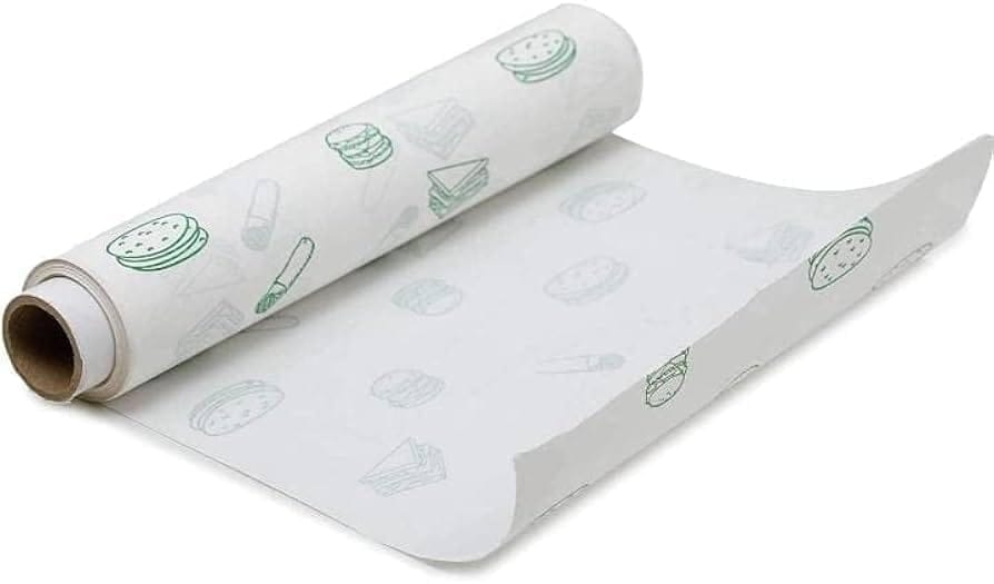 Claret 20+5 Mtr Food Wrapping Parchment Paper - Multipurpose Wrap for Burgers, Rolls & More, Pack of 4, Keeps Food Fresh & Hygienic