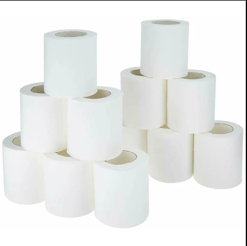 Claret Soft & Natural Toilet Paper, 100% Virgin Pulp, Eco-Friendly, Easily Dissolves in Water, 12 Rolls, 1440 Sheets, 4 Ply - Pack of 12