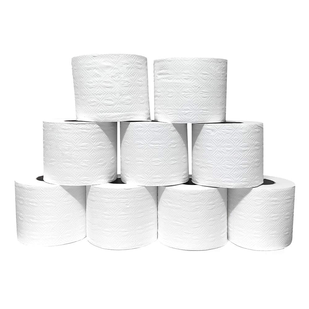 Claret Premium 2-Ply Toilet Paper – 9 In 1 Jumbo Pack, Highly Absorbent, Soft & Hygienic, Virgin Paper, Flushable